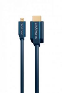 kabel HDMI/HDMI Micro CLICKTRONIC HD/4K/3D TV 2m