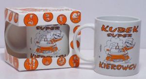 Kubek orange Super Kierowcy 250ml BOX